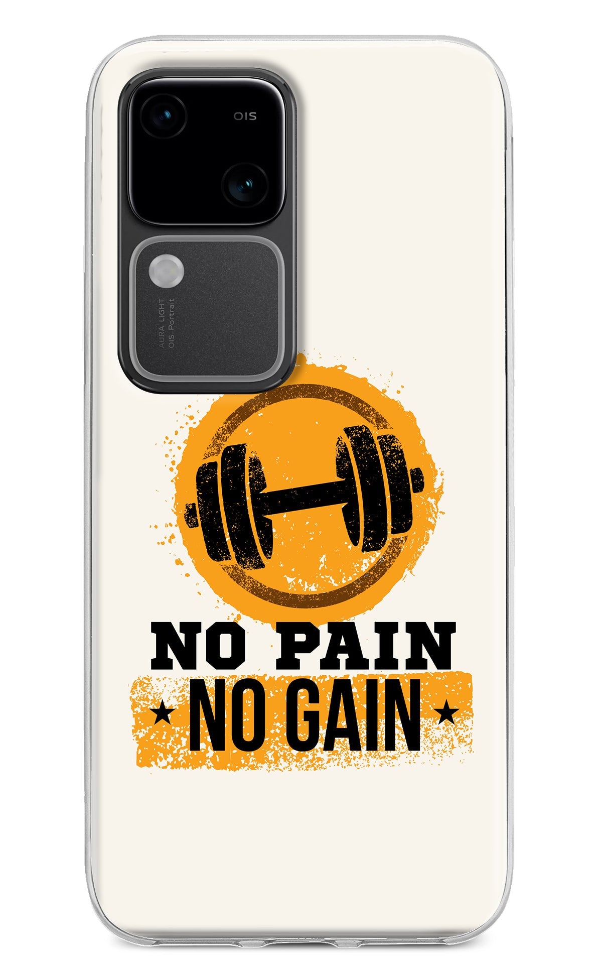 No Pain No Gain Vivo V30 5G Back Cover