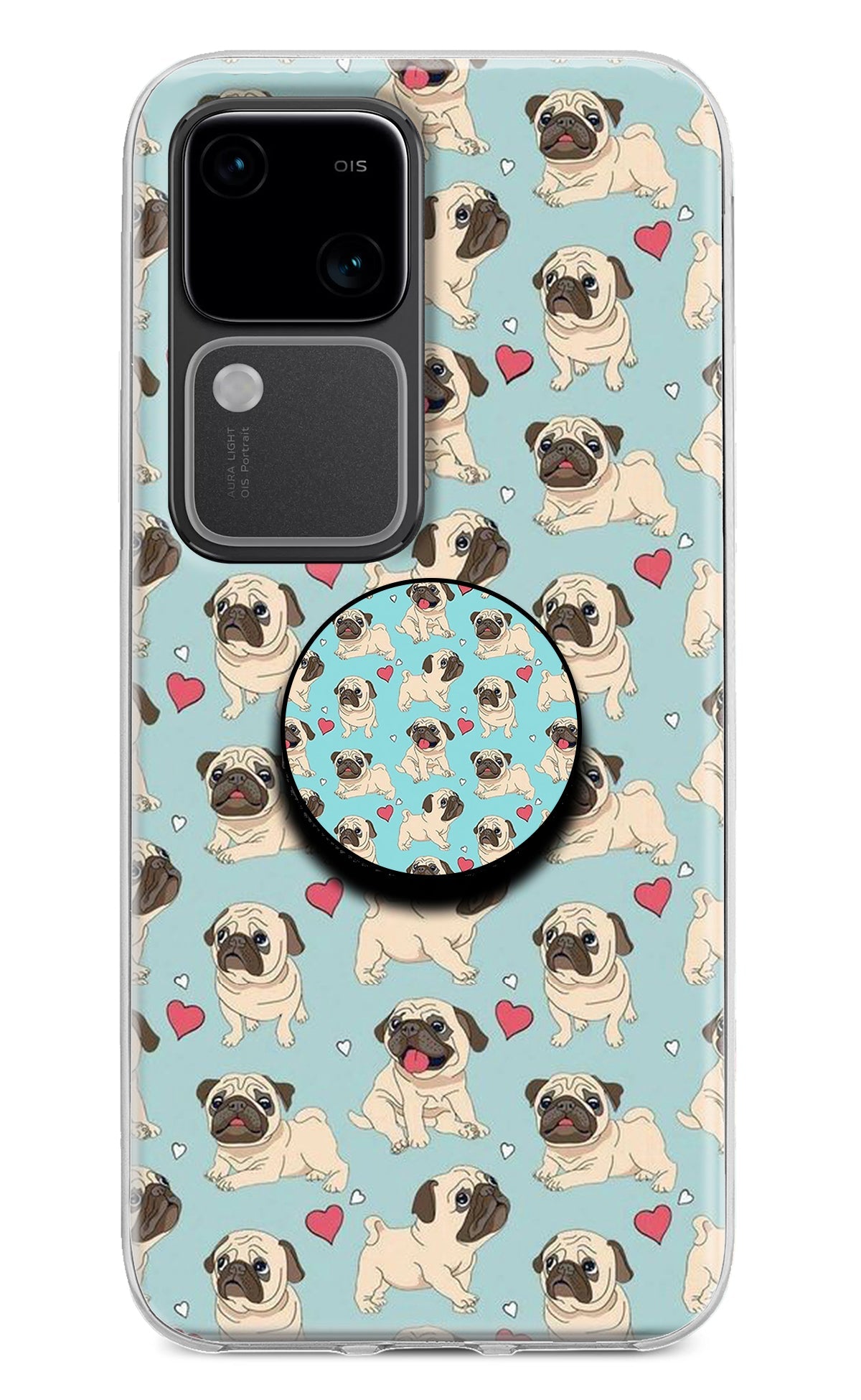 Pug Dog Vivo V30 5G Pop Case