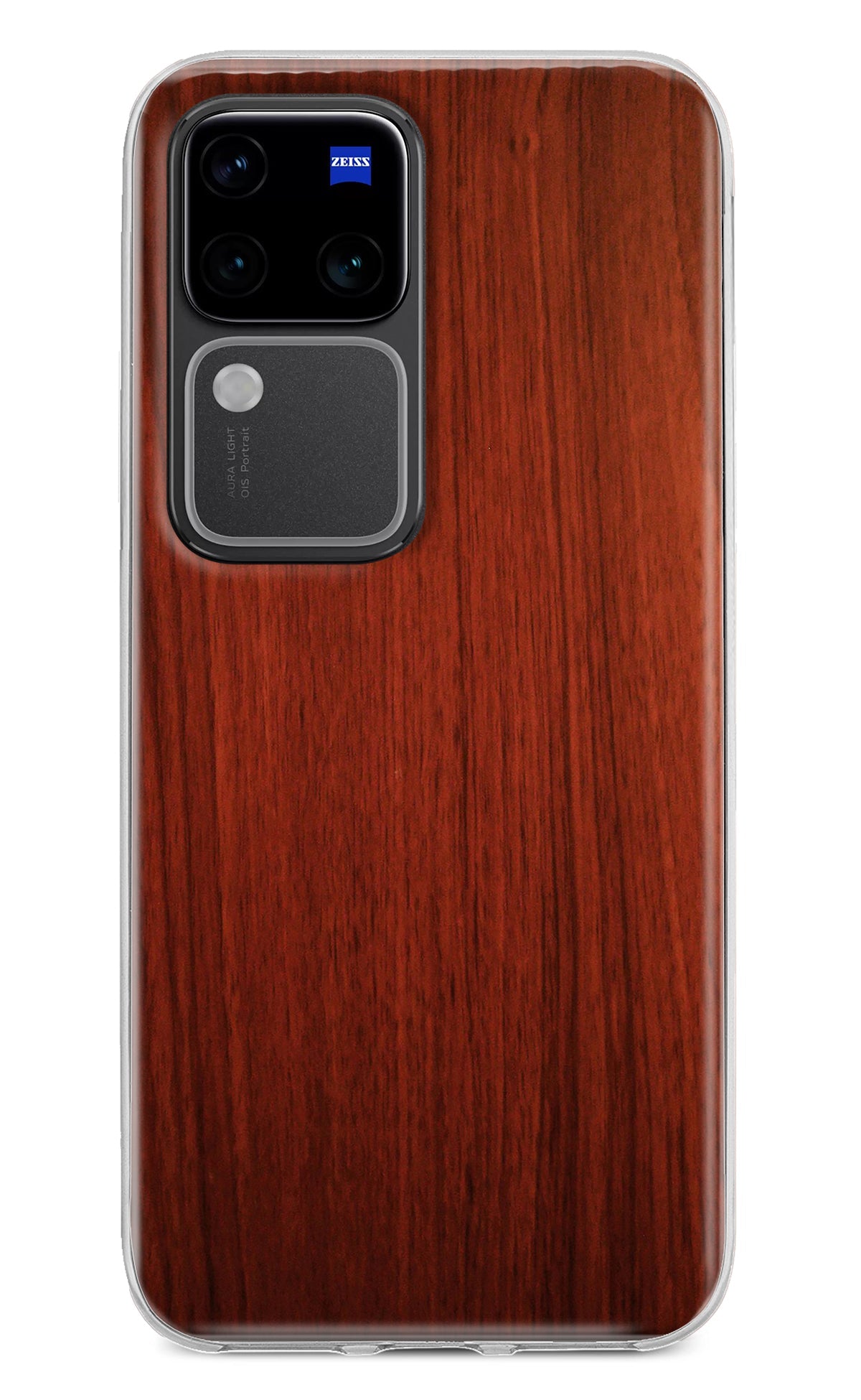 Wooden Plain Pattern Vivo V30 Pro 5G Back Cover