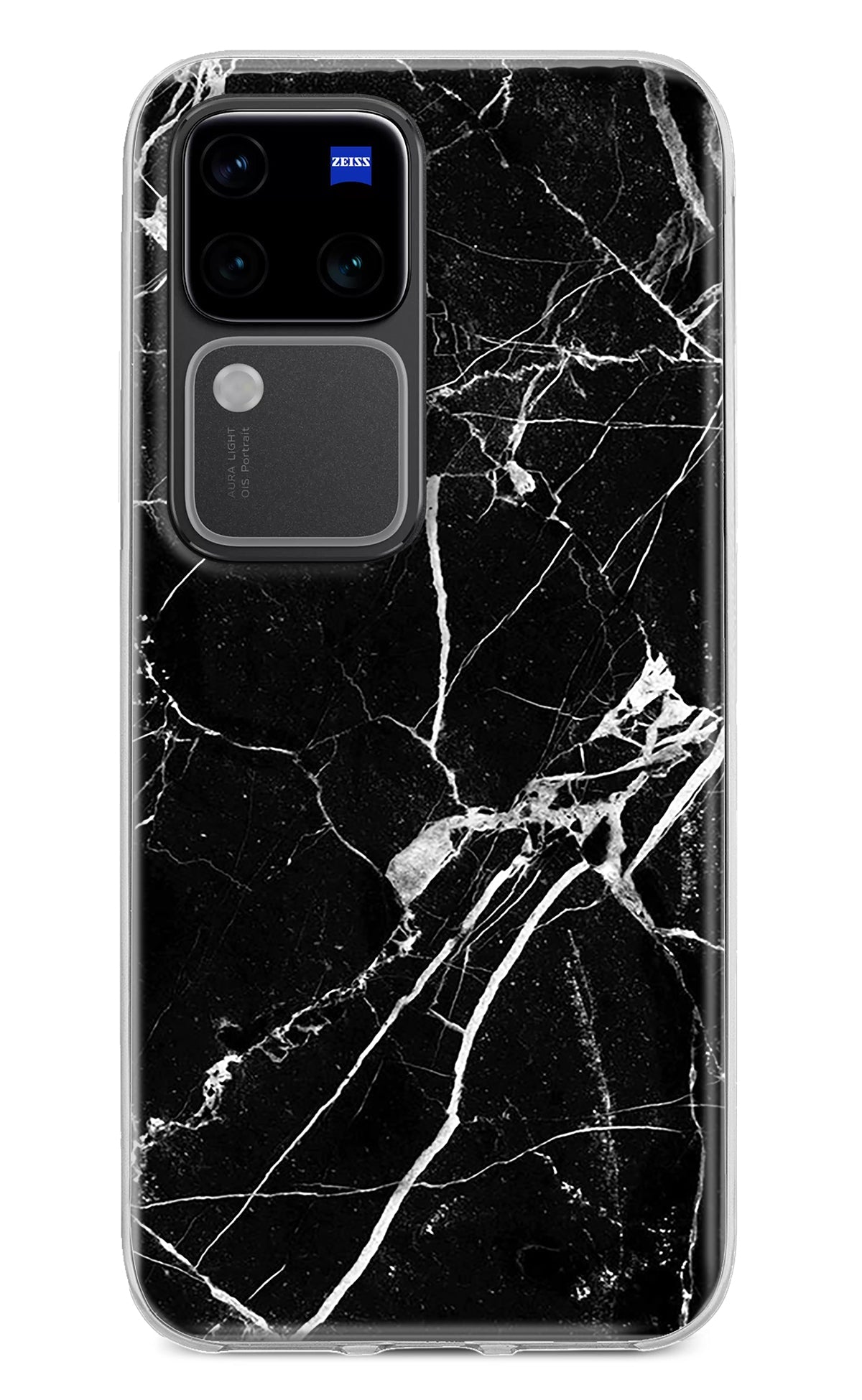 Black Marble Pattern Vivo V30 Pro 5G Back Cover