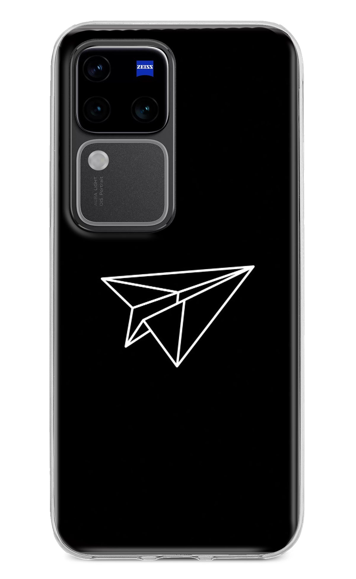 Paper Plane White Vivo V30 Pro 5G Back Cover