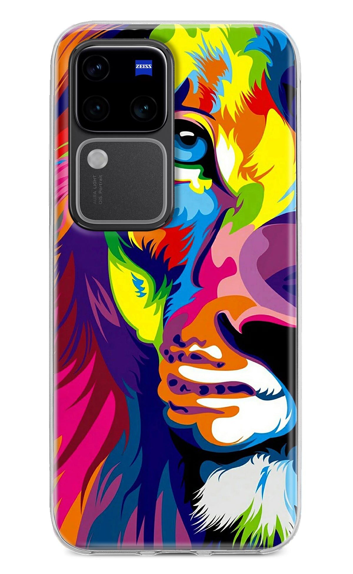 Lion Half Face Vivo V30 Pro 5G Back Cover