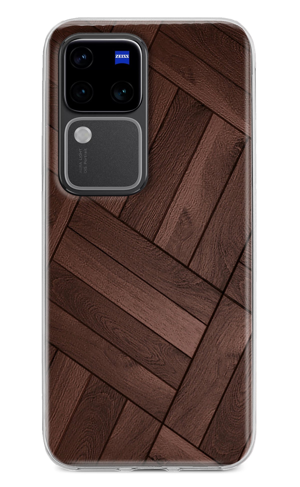 Wooden Texture Design Vivo V30 Pro 5G Back Cover