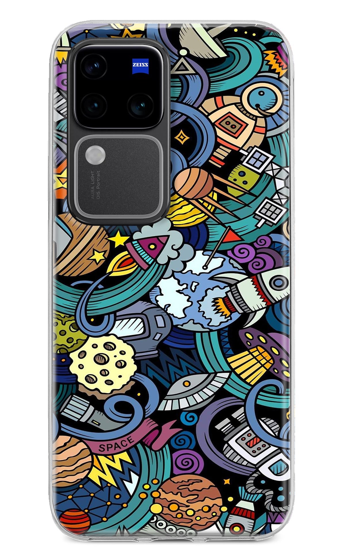 Space Abstract Vivo V30 Pro 5G Back Cover