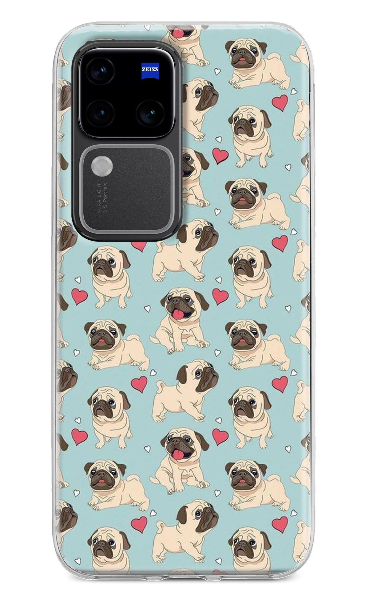 Pug Dog Vivo V30 Pro 5G Back Cover