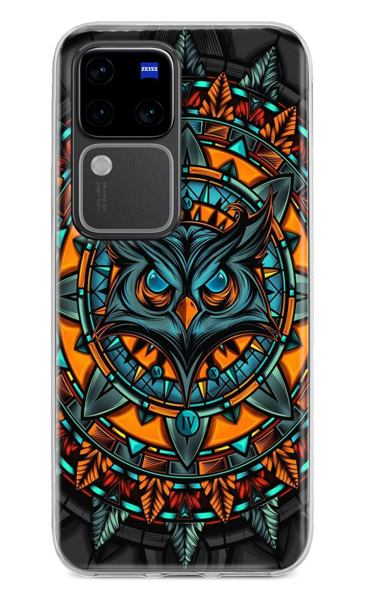 Angry Owl Art Vivo V30 Pro 5G Back Cover