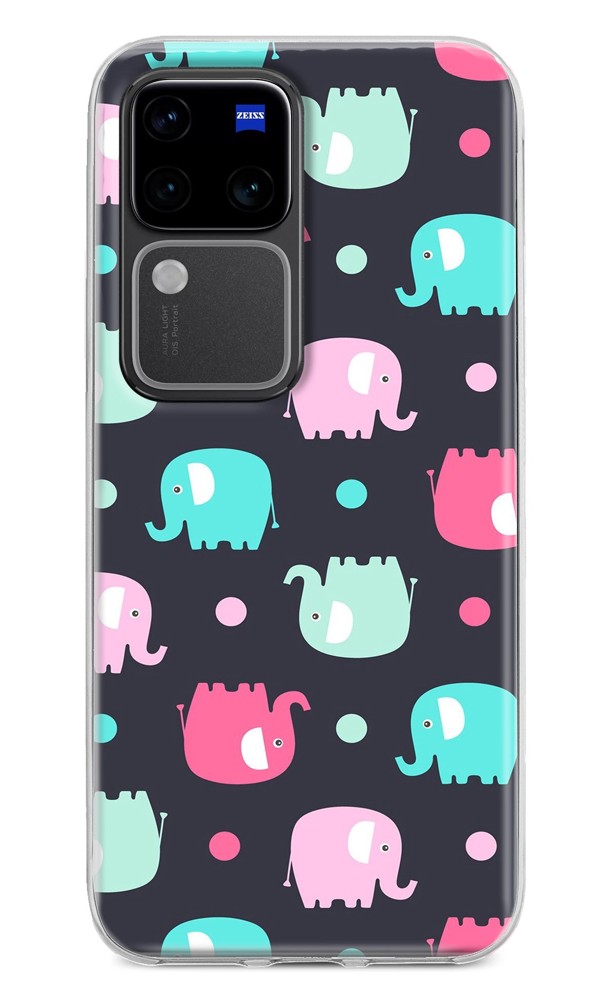 Elephants Vivo V30 Pro 5G Back Cover