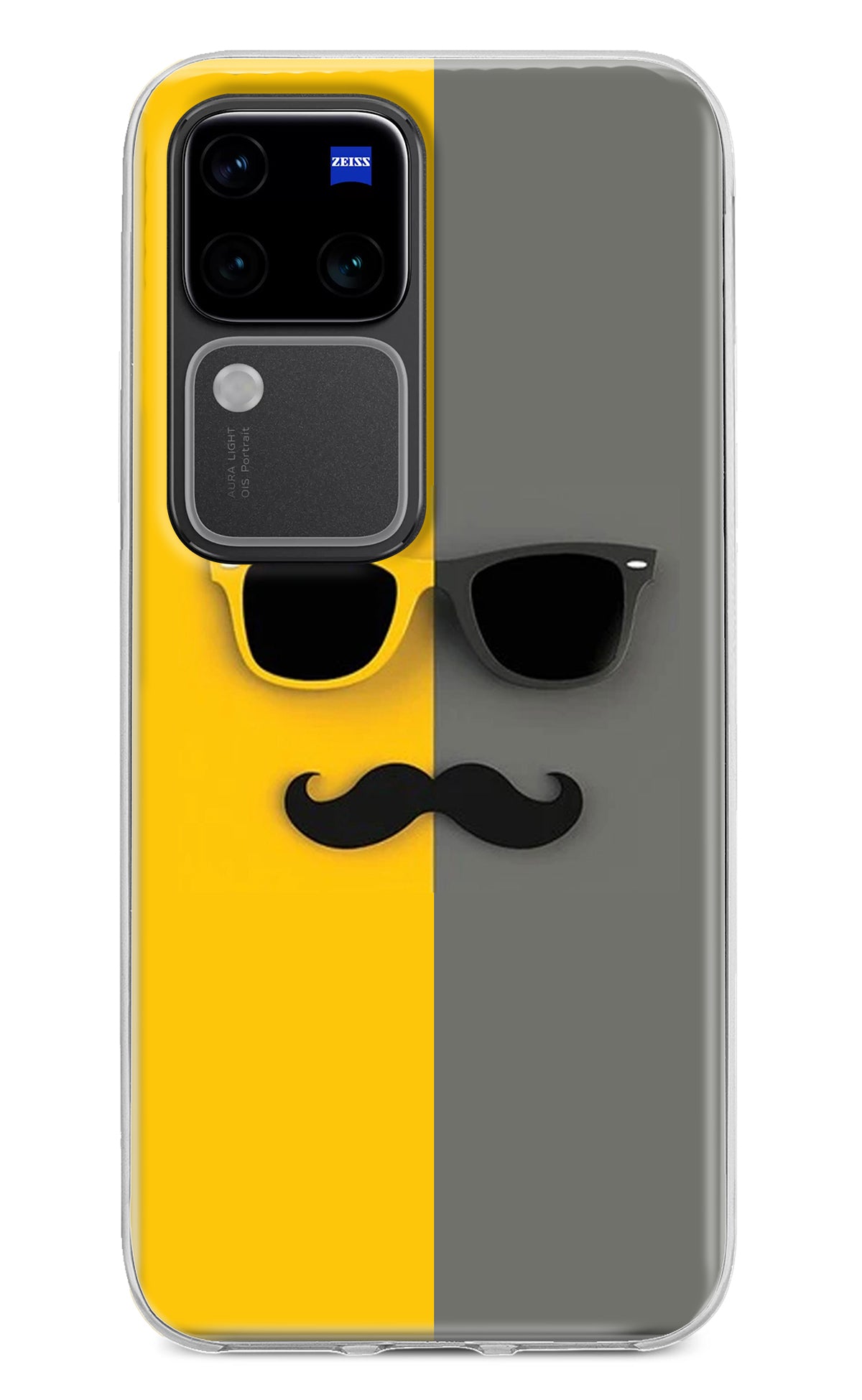 Sunglasses with Mustache Vivo V30 Pro 5G Back Cover