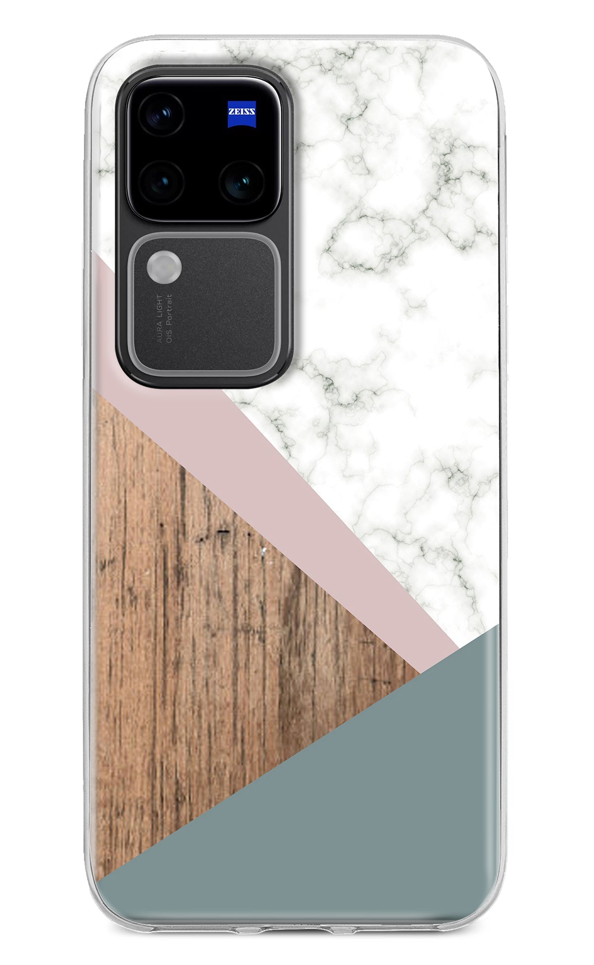 Marble wood Abstract Vivo V30 Pro 5G Back Cover