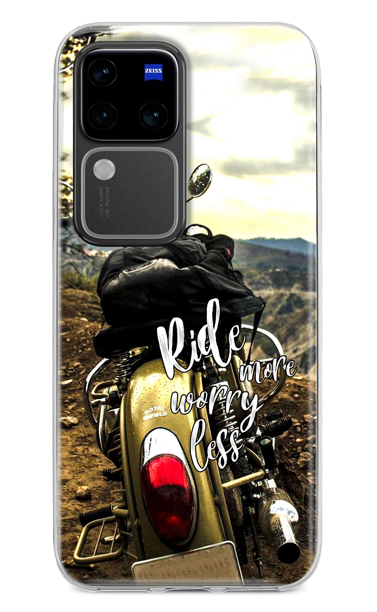 Ride More Worry Less Vivo V30 Pro 5G Back Cover