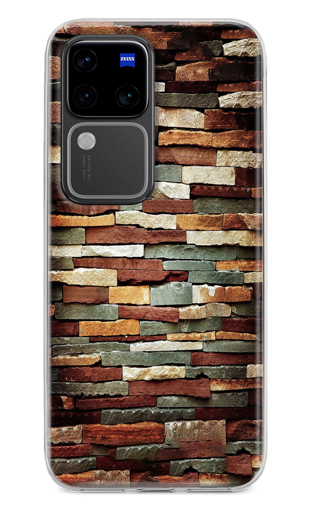 Bricks Pattern Vivo V30 Pro 5G Back Cover