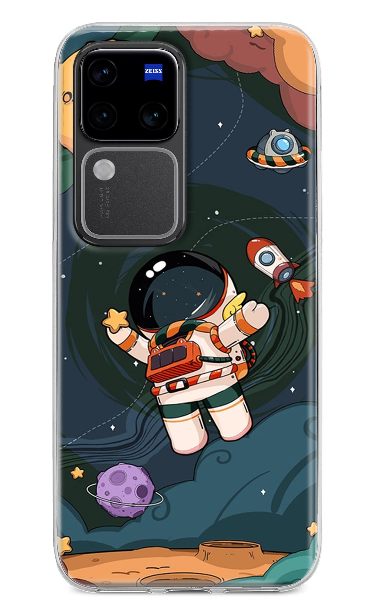 Cartoon Astronaut Vivo V30 Pro 5G Back Cover