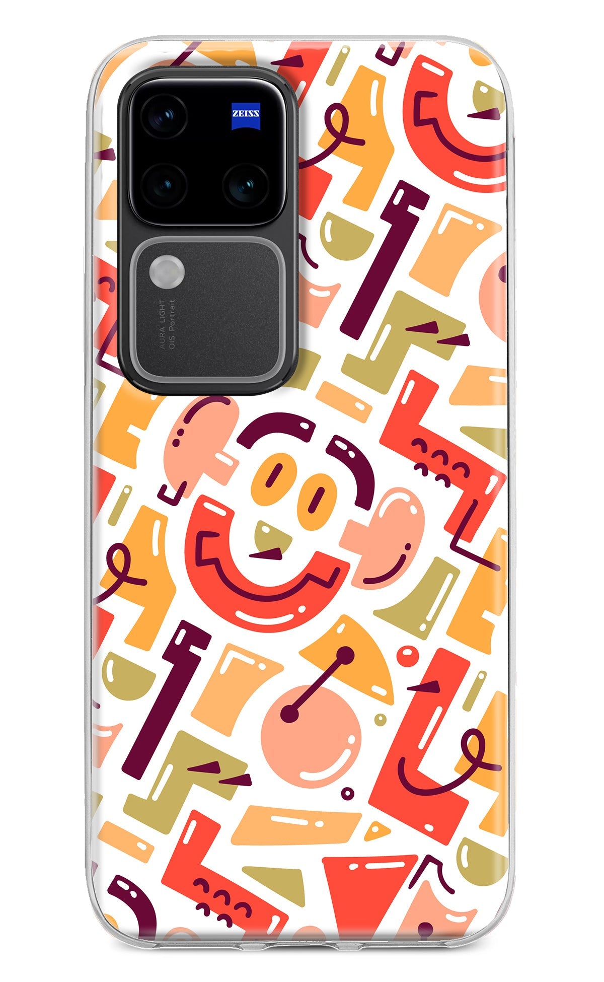 Doodle Pattern Vivo V30 Pro 5G Back Cover