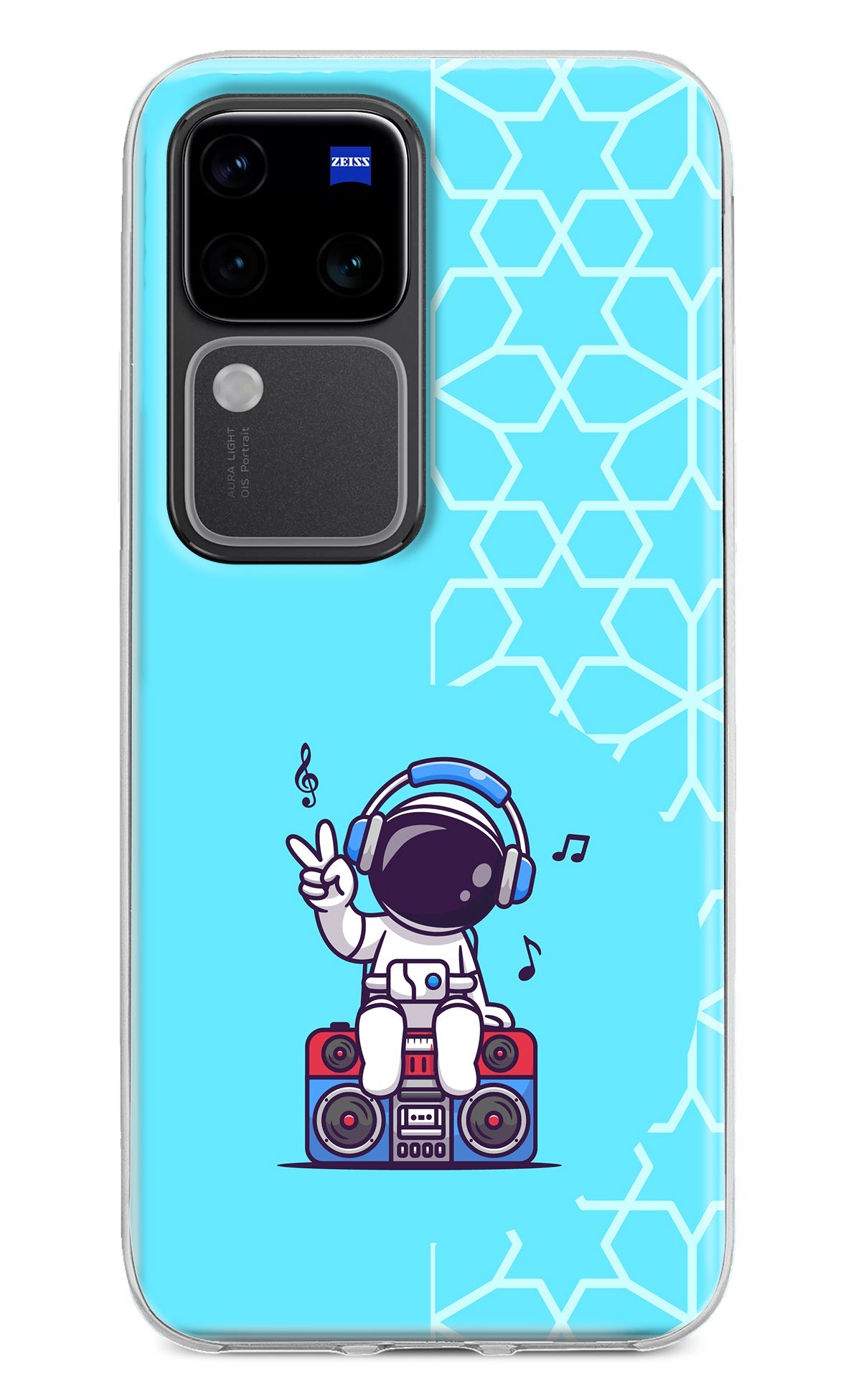 Cute Astronaut Chilling Vivo V30 Pro 5G Back Cover