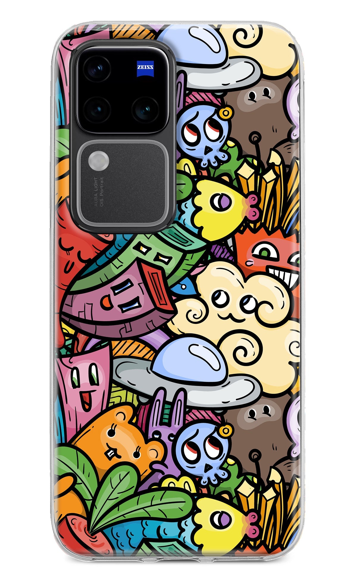 Veggie Doodle Vivo V30 Pro 5G Back Cover