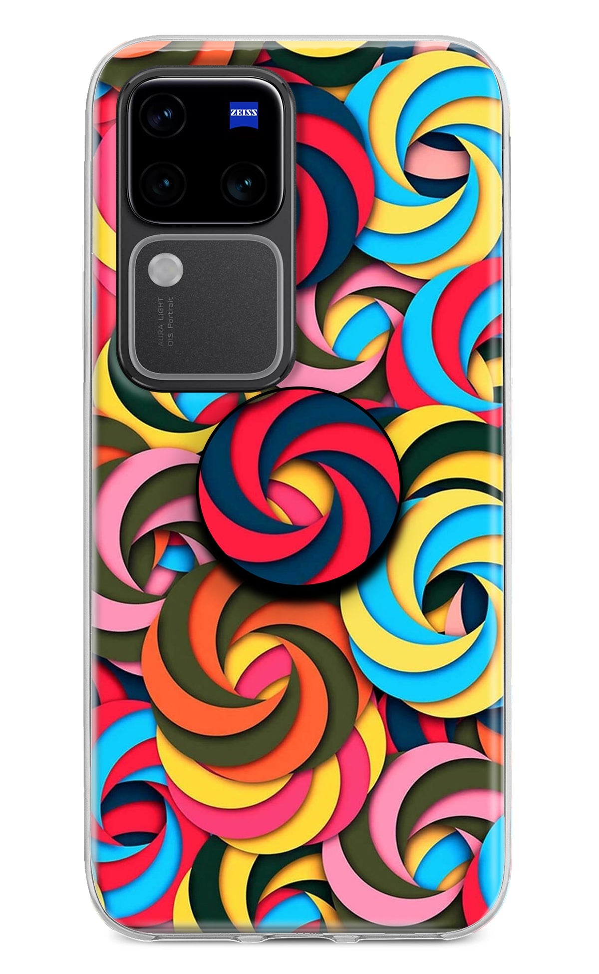 Spiral Pattern Vivo V30 Pro 5G Pop Case