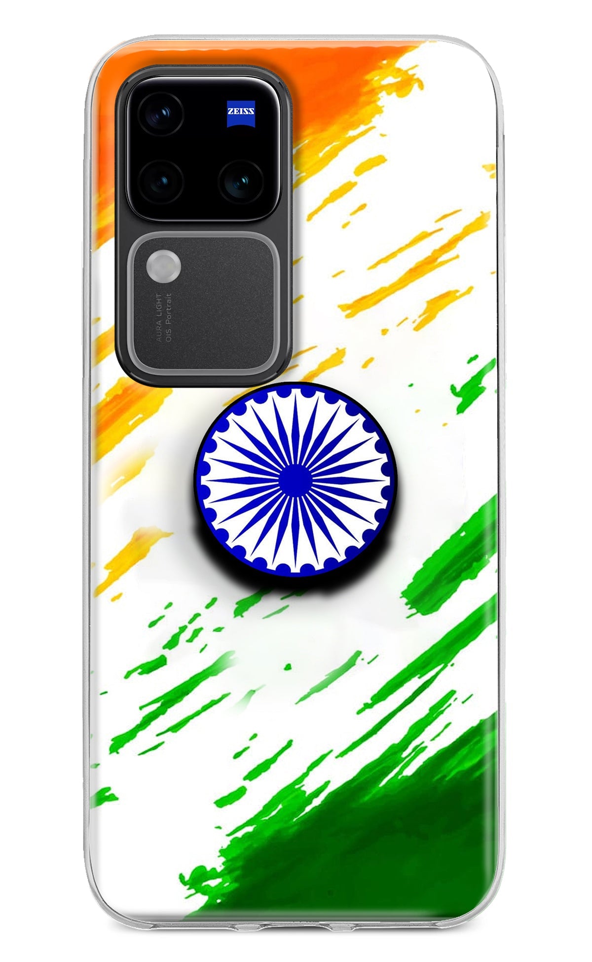 Indian Flag Ashoka Chakra Vivo V30 Pro 5G Pop Case