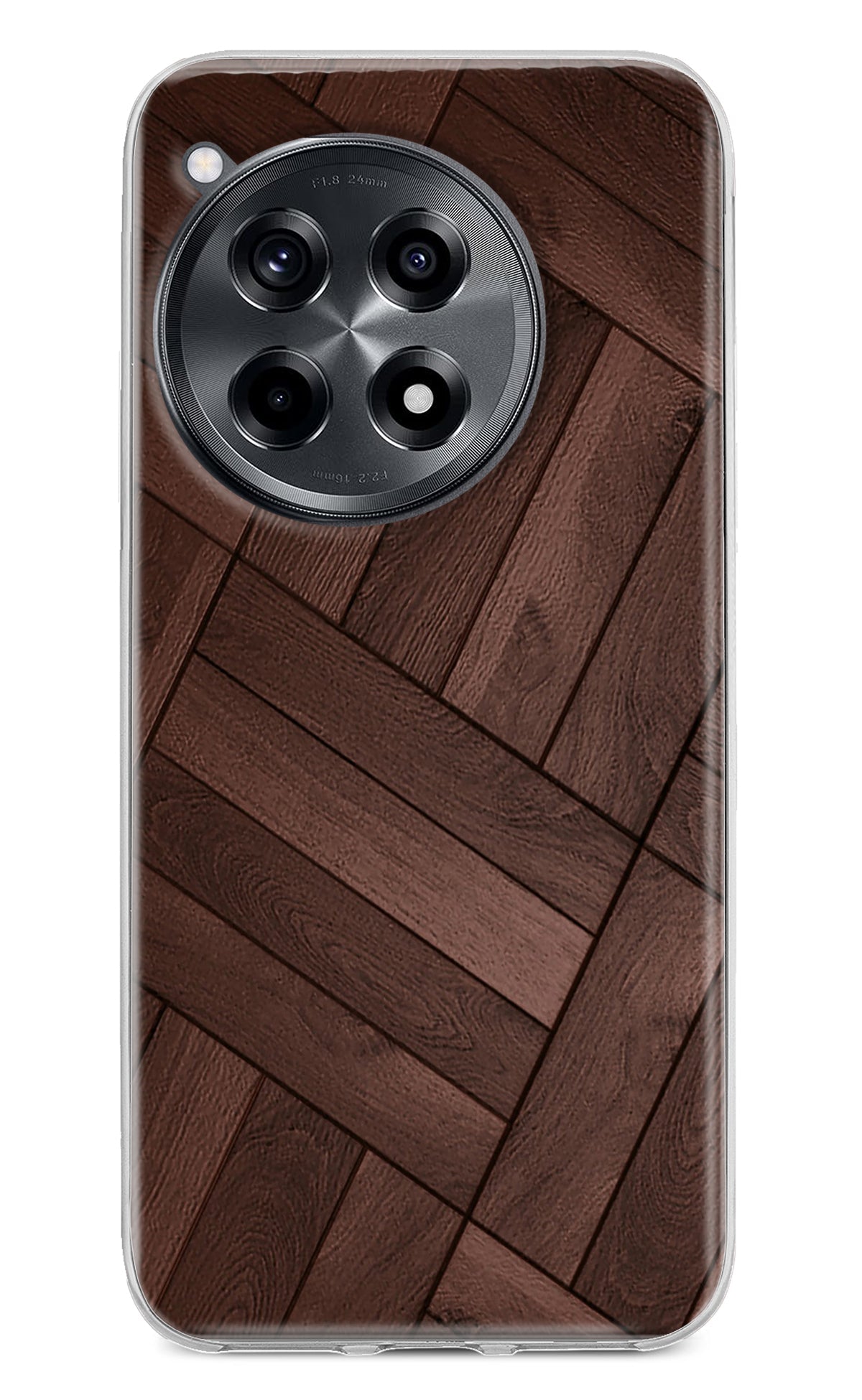 Wooden Texture Design OnePlus 12R Back Cover