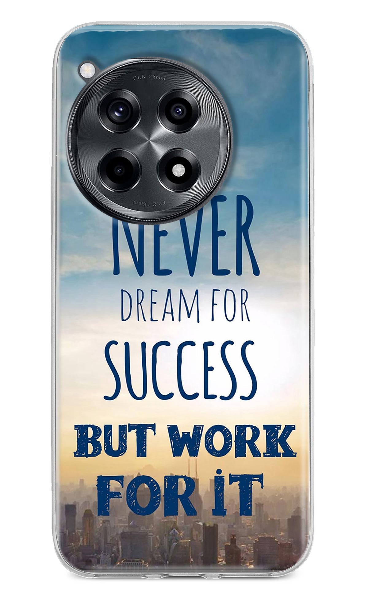 Never Dream For Success But Work For It OnePlus 12R Back Cover