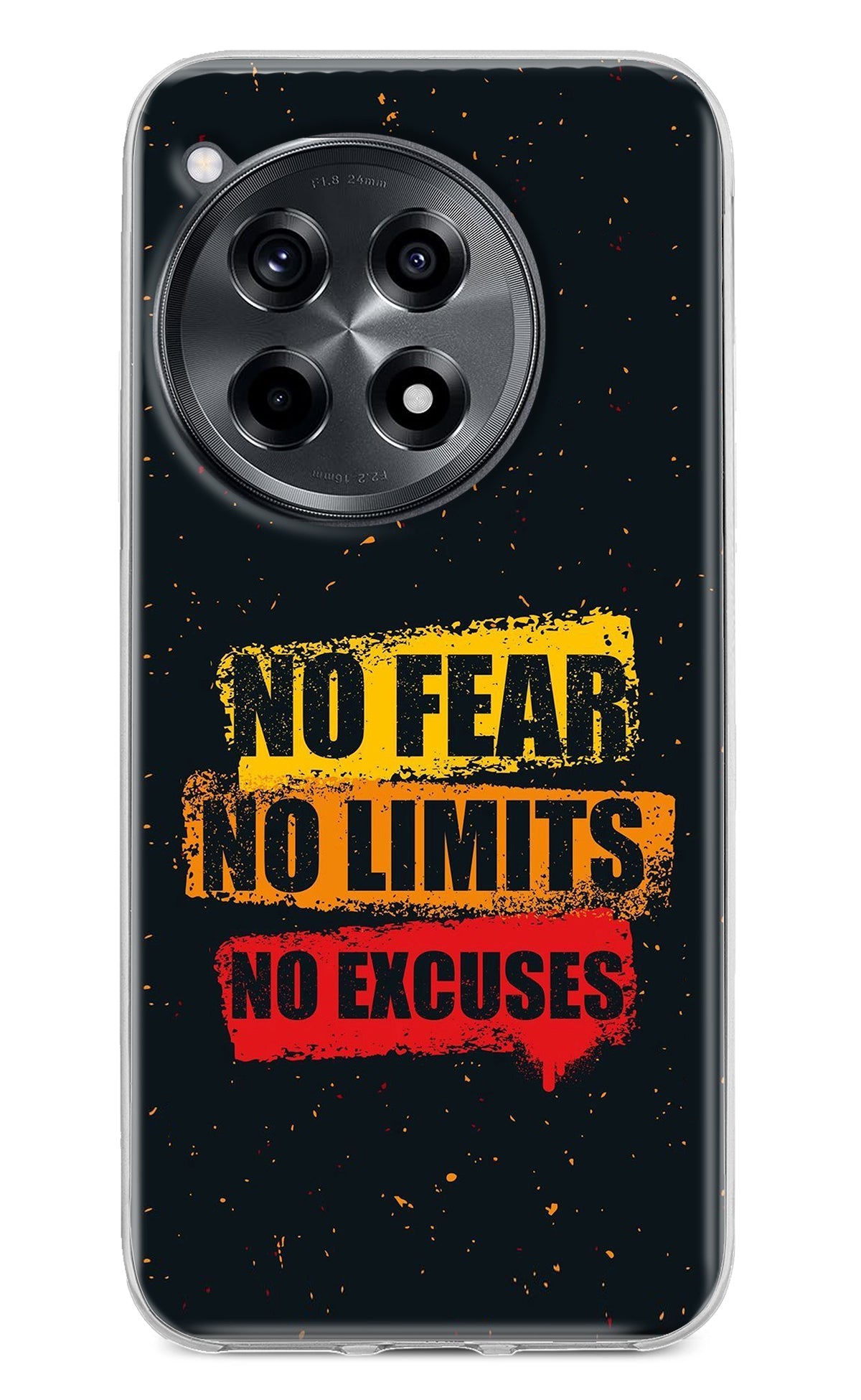 No Fear No Limits No Excuse OnePlus 12R Back Cover