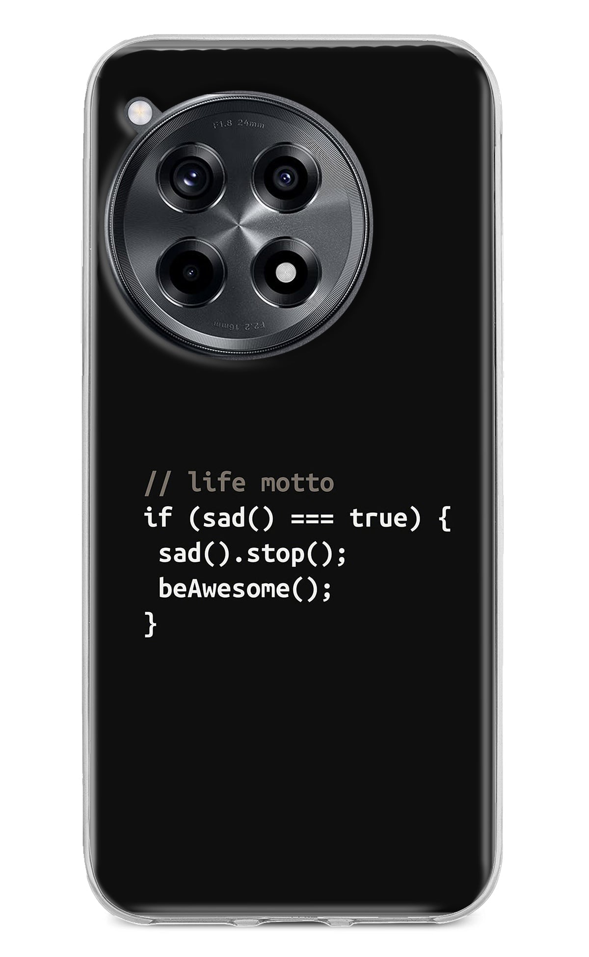 Life Motto Code OnePlus 12R Back Cover