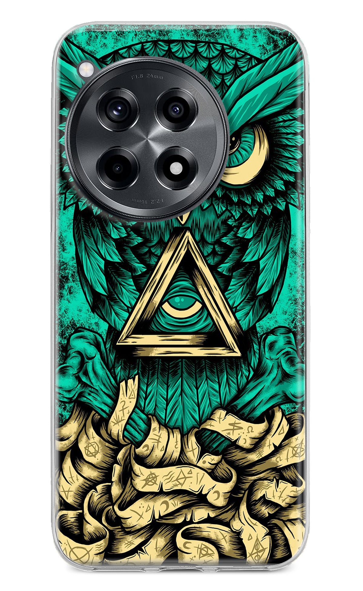 Green Owl OnePlus 12R Back Cover