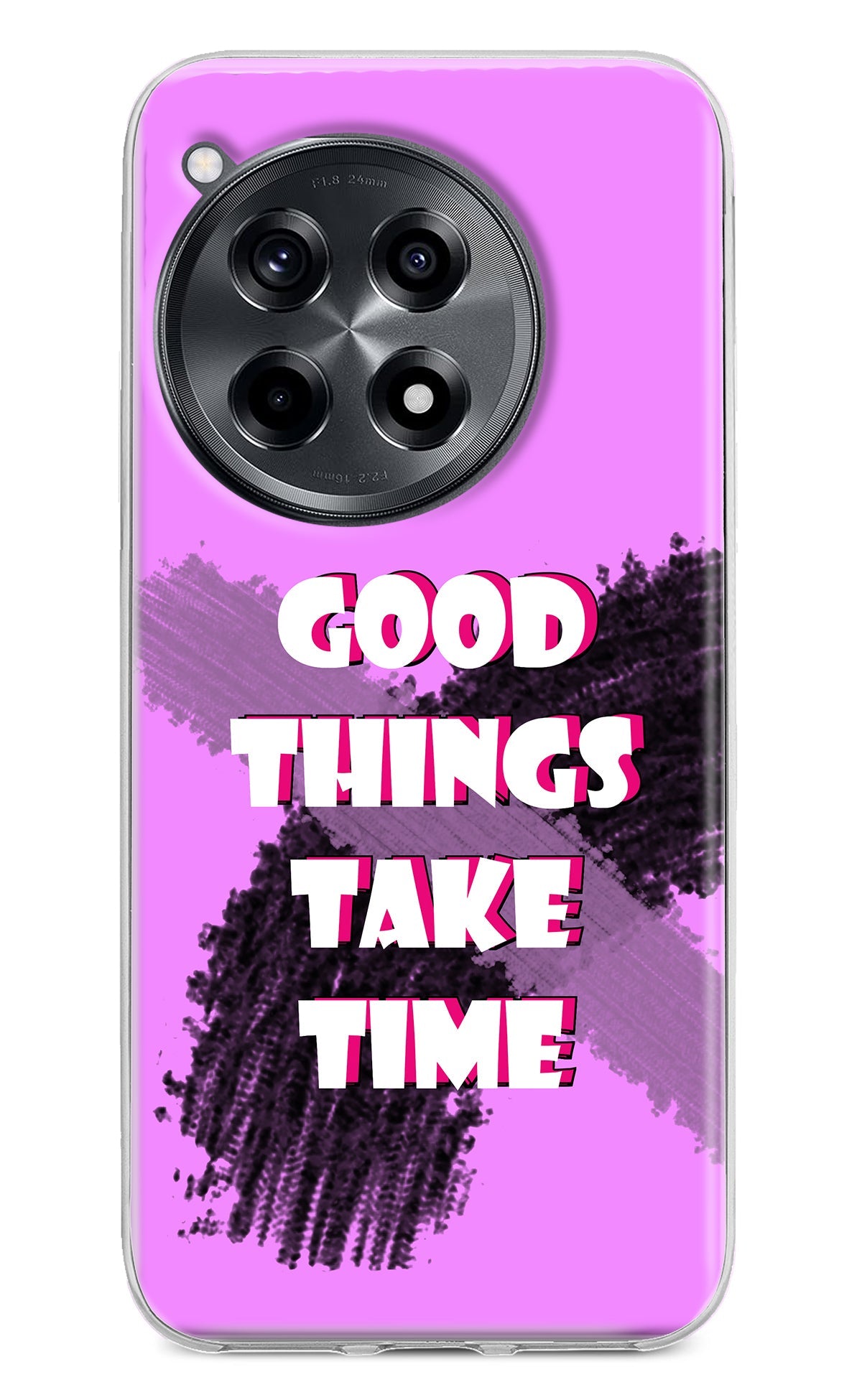 Good Things Take Time OnePlus 12R Back Cover