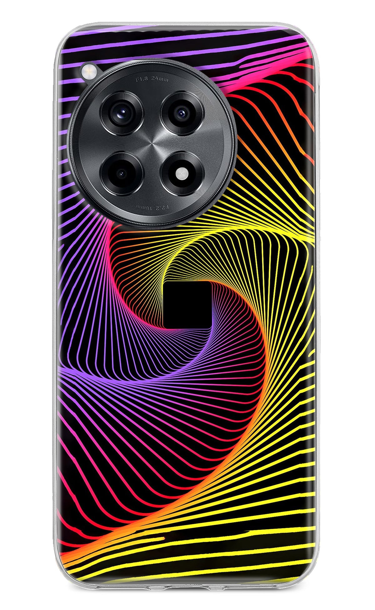 Colorful Strings OnePlus 12R Back Cover