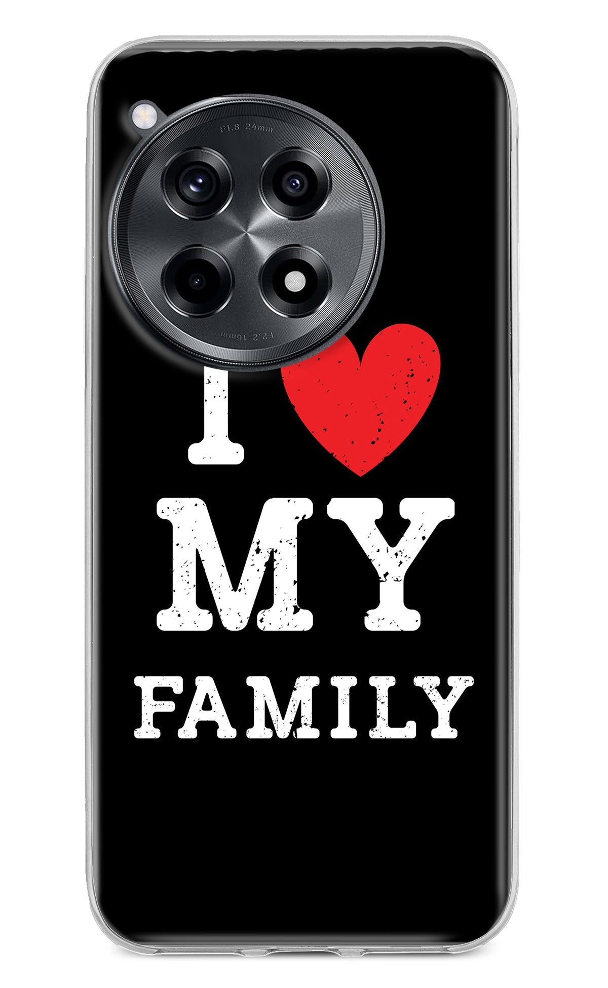 I Love My Family OnePlus 12R Back Cover