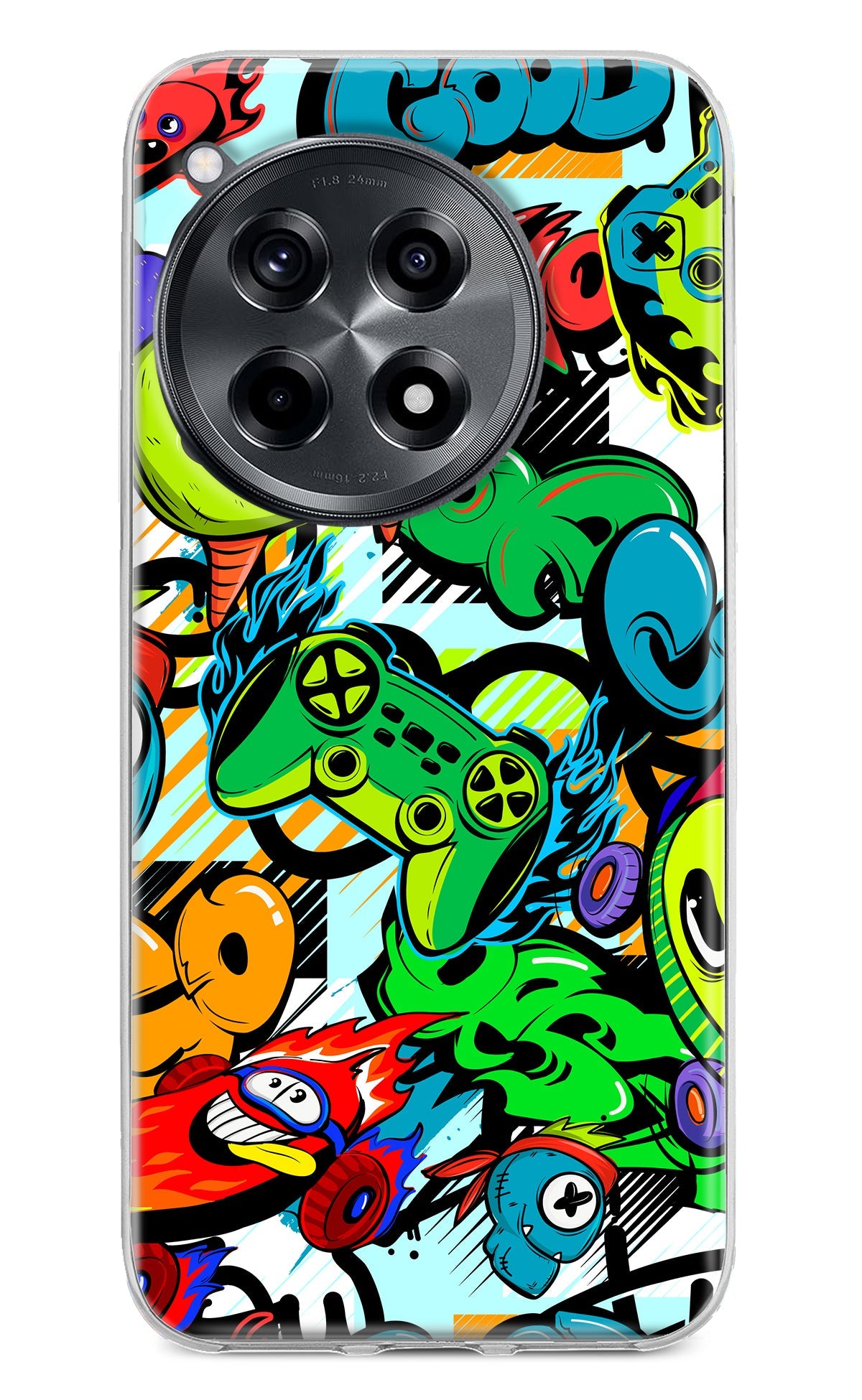 Game Doodle OnePlus 12R Back Cover