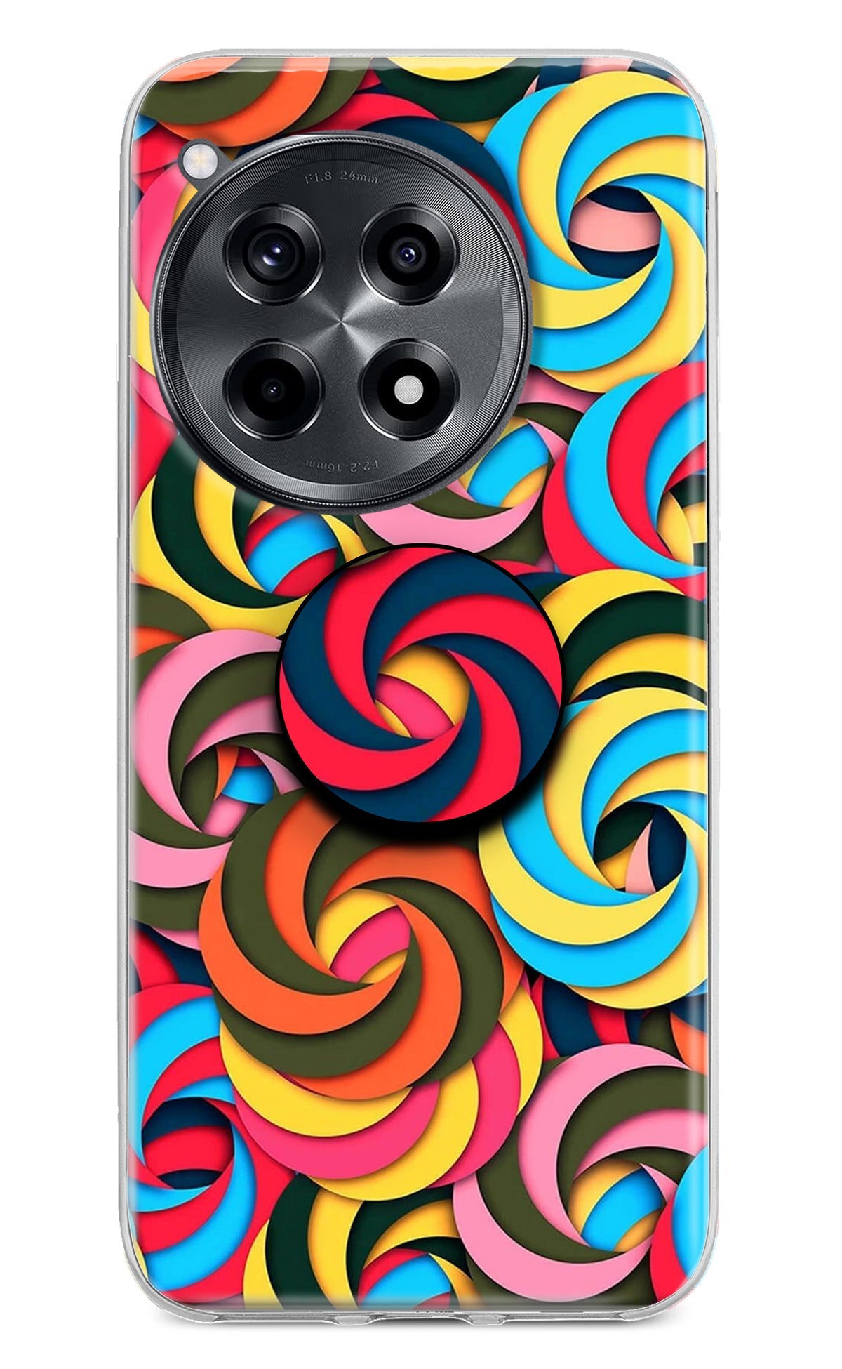 Spiral Pattern OnePlus 12R Pop Case