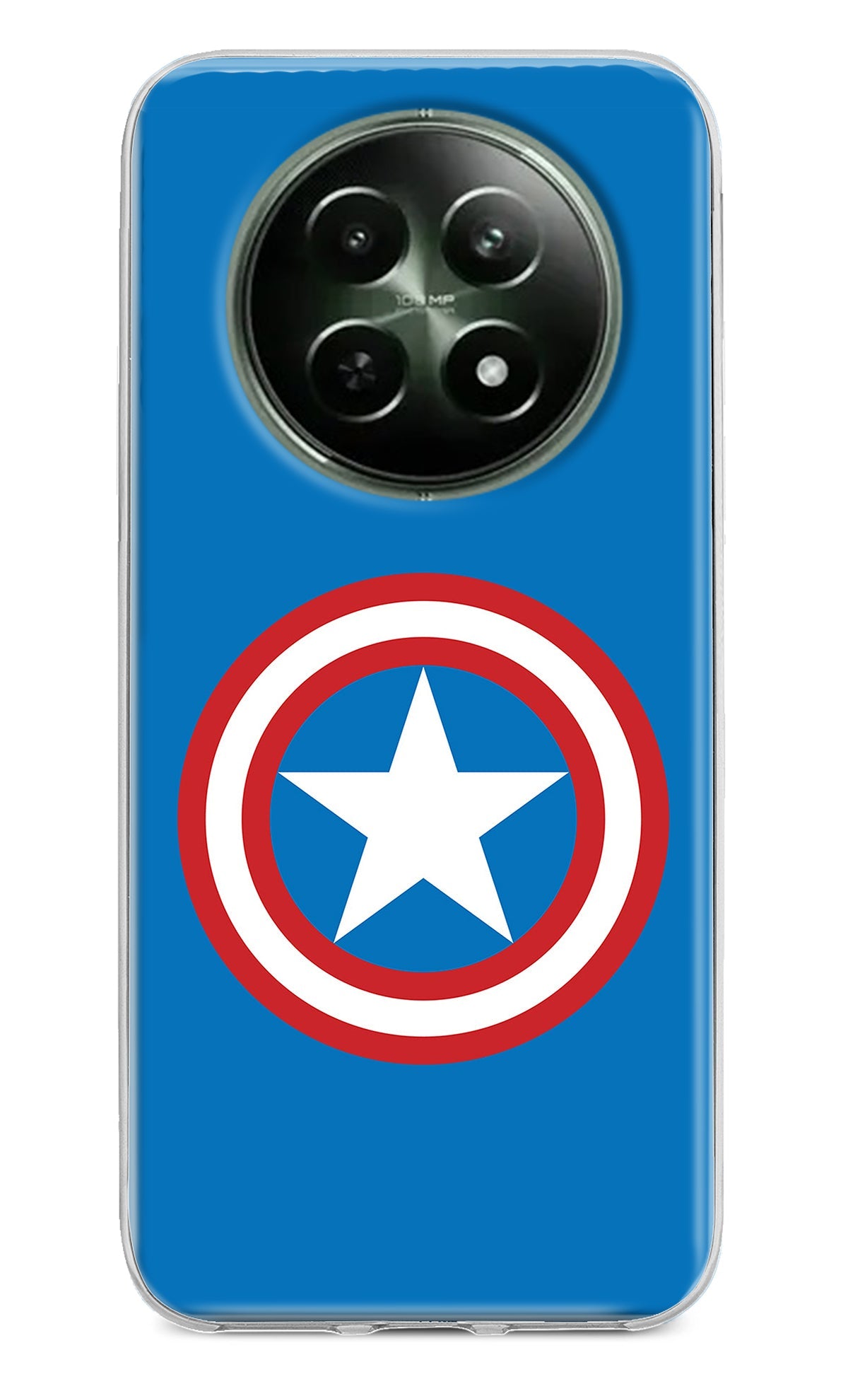 Captain America Logo Realme 12 5G Back Cover