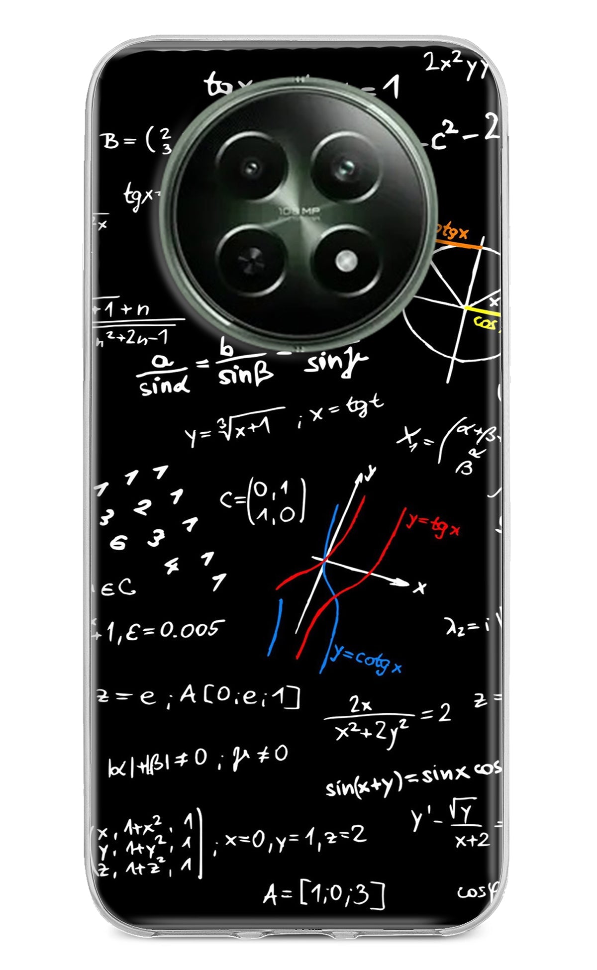 Mathematics Formula Realme 12 5G Back Cover