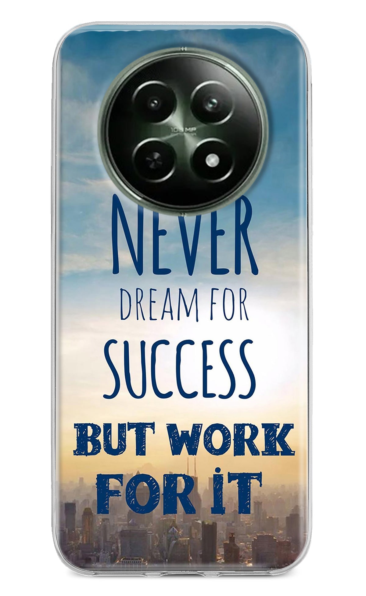 Never Dream For Success But Work For It Realme 12 5G Back Cover