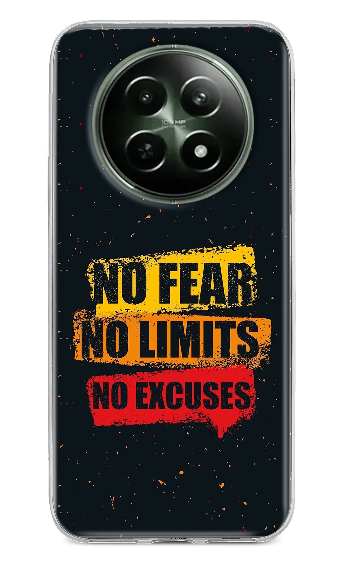 No Fear No Limits No Excuse Realme 12 5G Back Cover