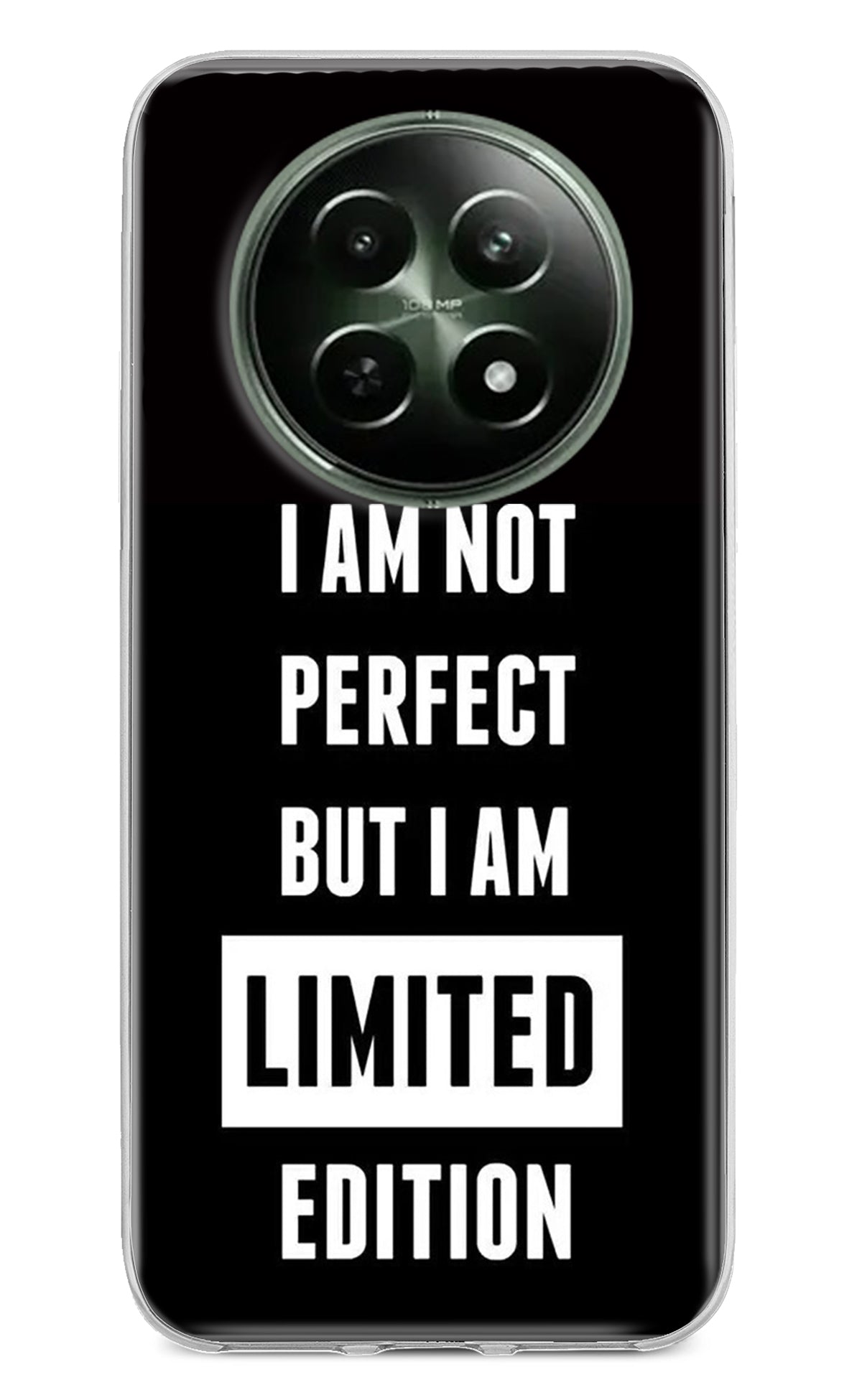 I Am Not Perfect But I Am Limited Edition Realme 12 5G Back Cover