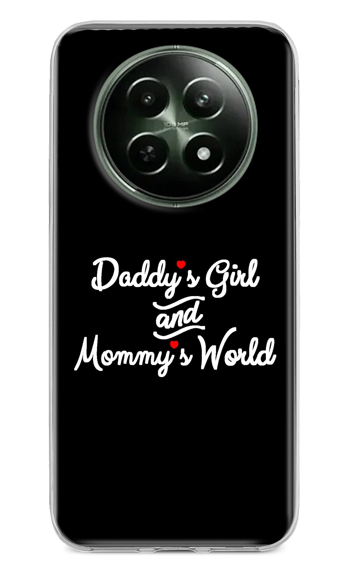 Daddy's Girl and Mommy's World Realme 12 5G Back Cover