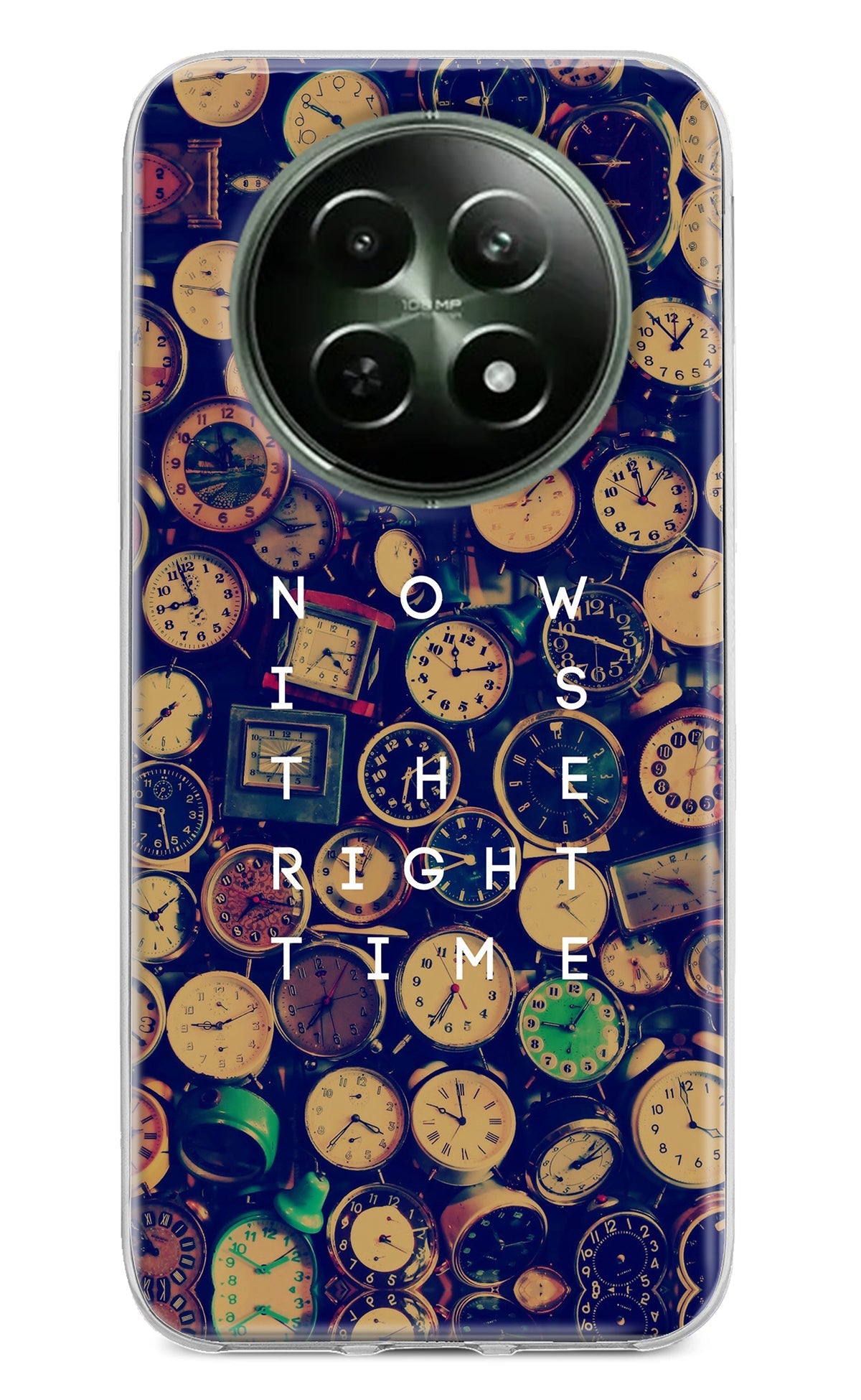 Now is the Right Time Quote Realme 12 5G Back Cover