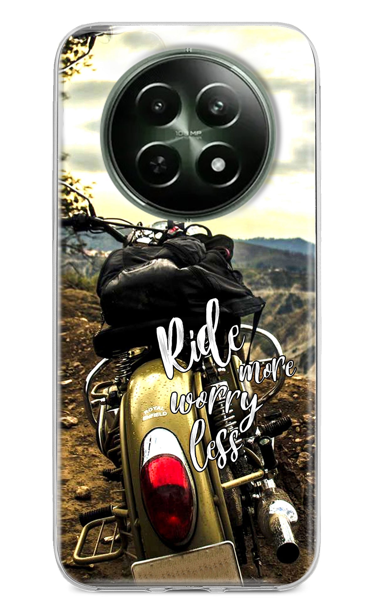 Ride More Worry Less Realme 12 5G Back Cover