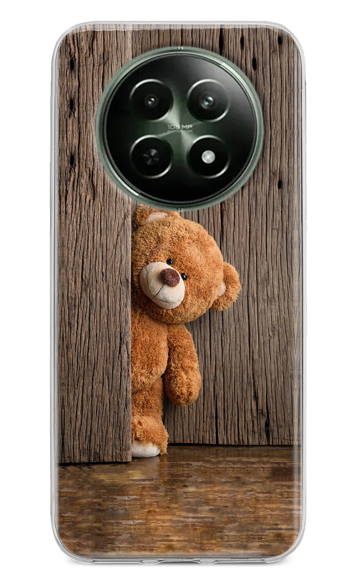 Teddy Wooden Realme 12 5G Back Cover