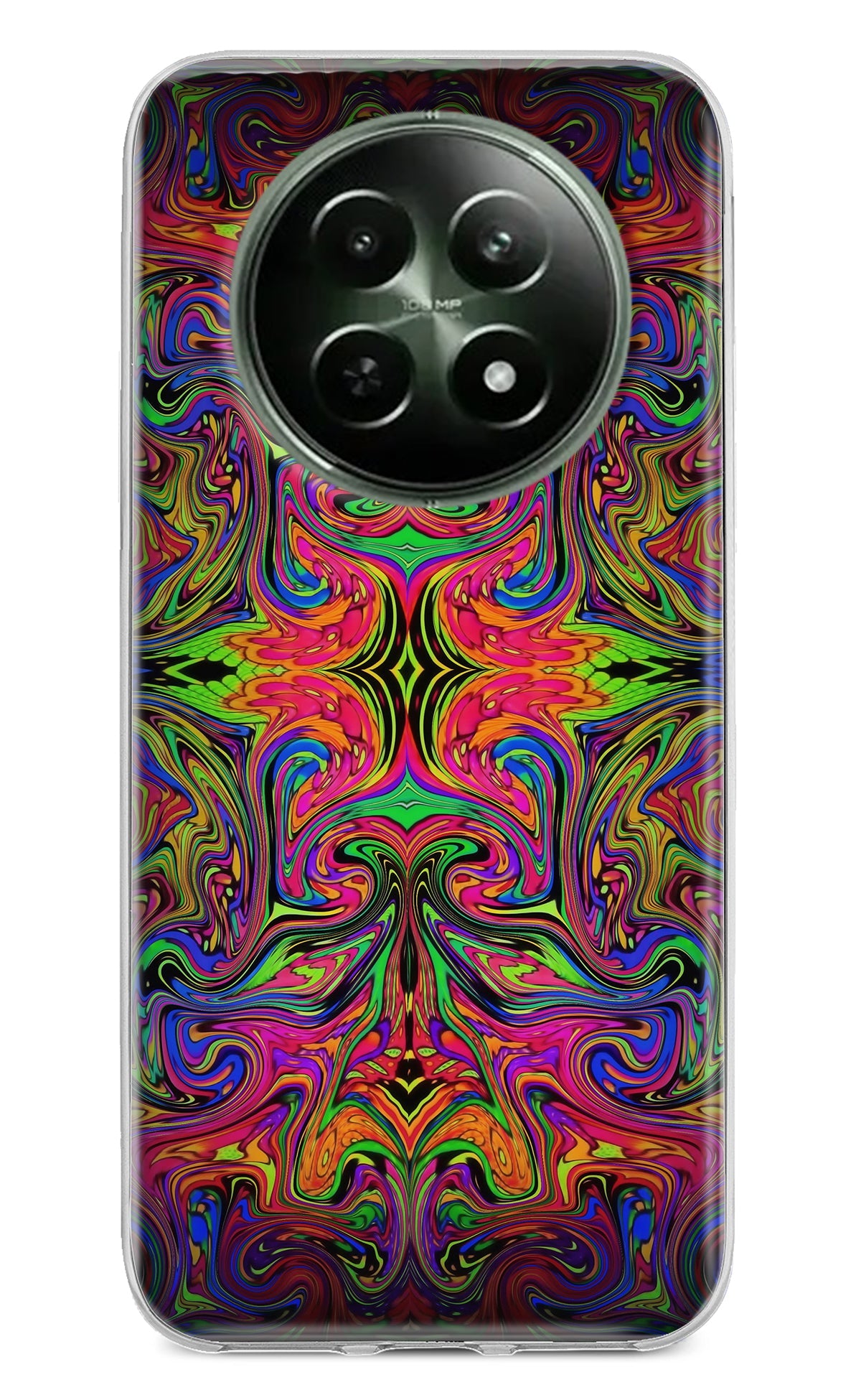 Psychedelic Art Realme 12 5G Back Cover