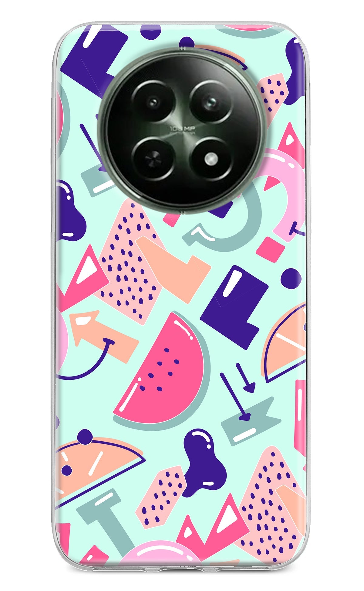 Doodle Pattern Realme 12 5G Back Cover