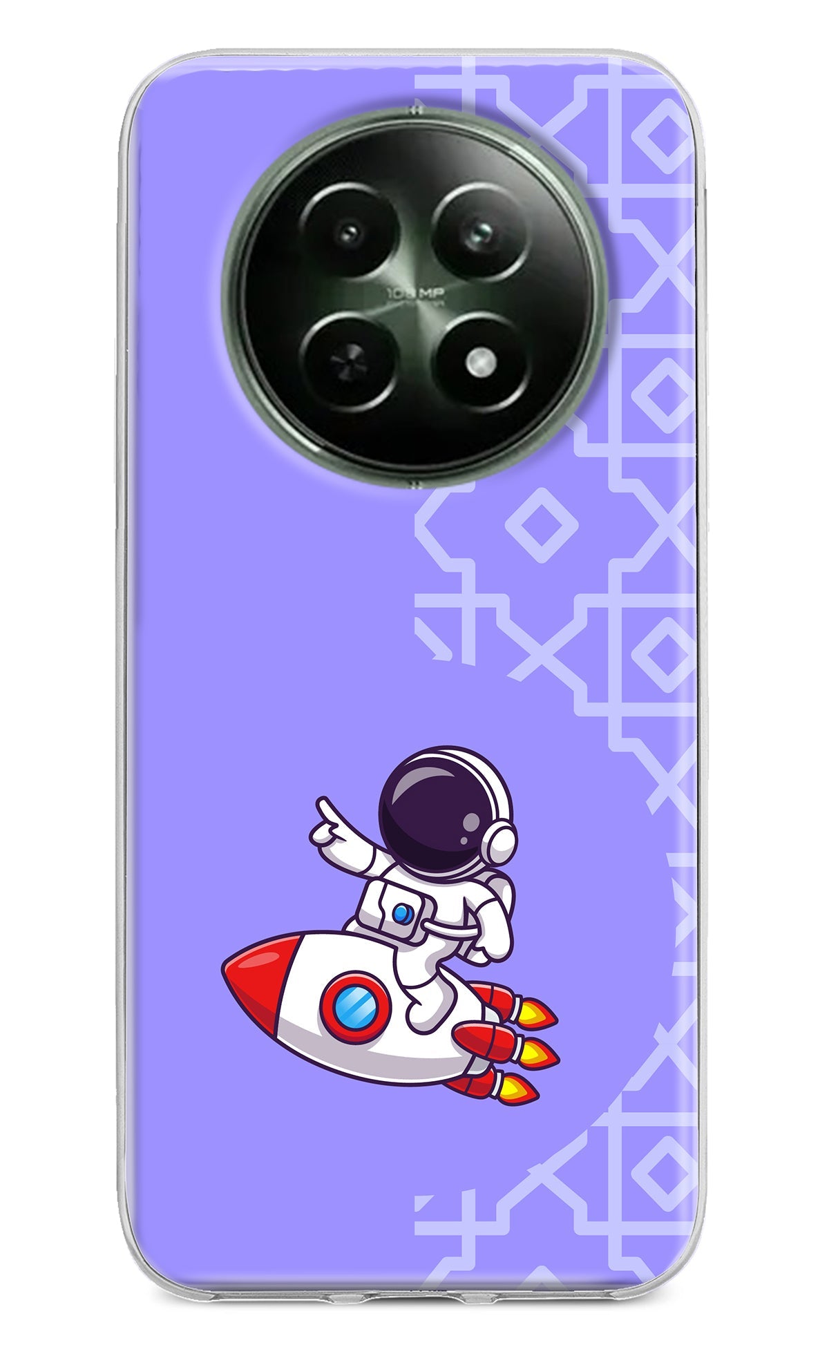 Cute Astronaut Realme 12 5G Back Cover