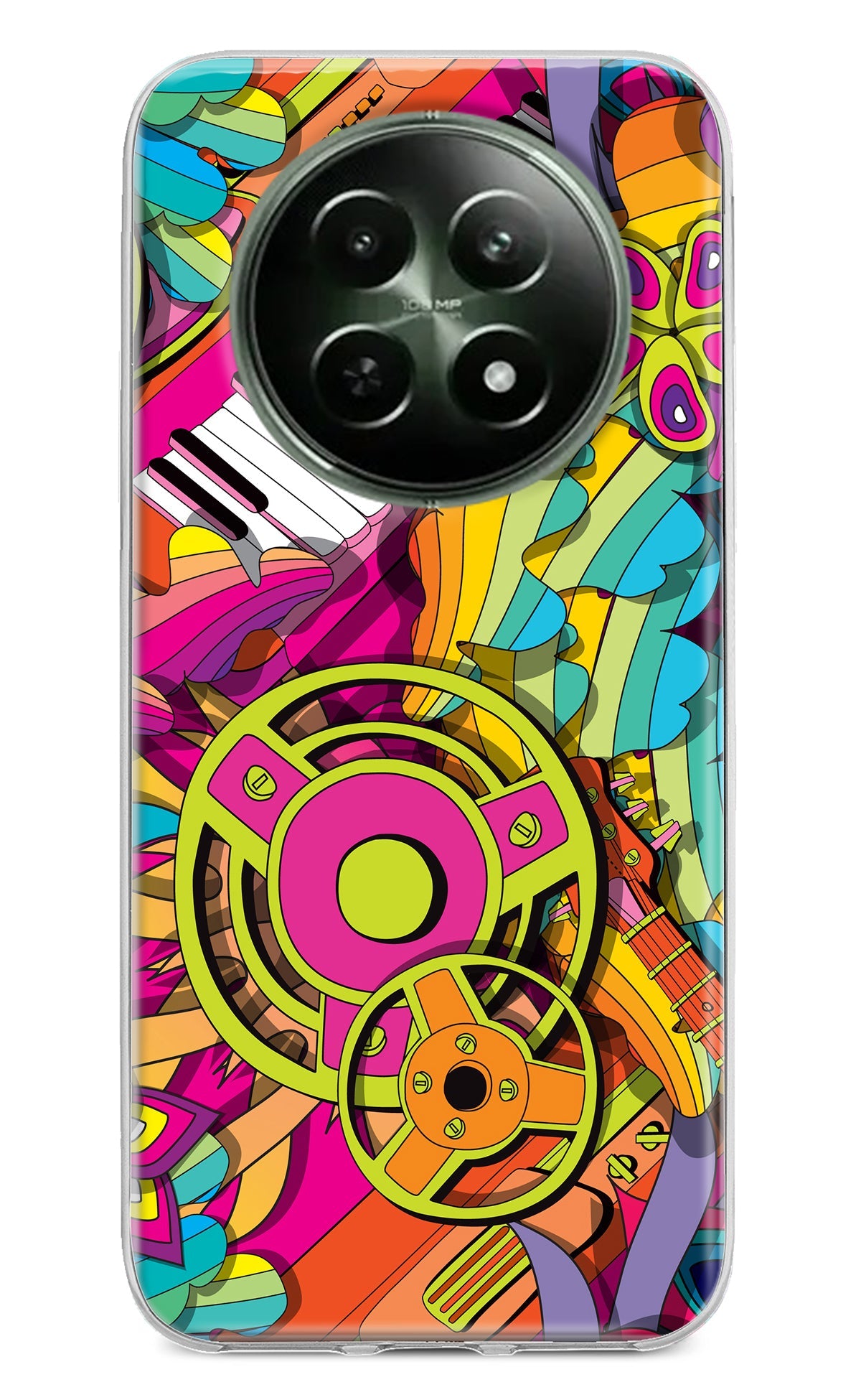 Music Doodle Realme 12 5G Back Cover