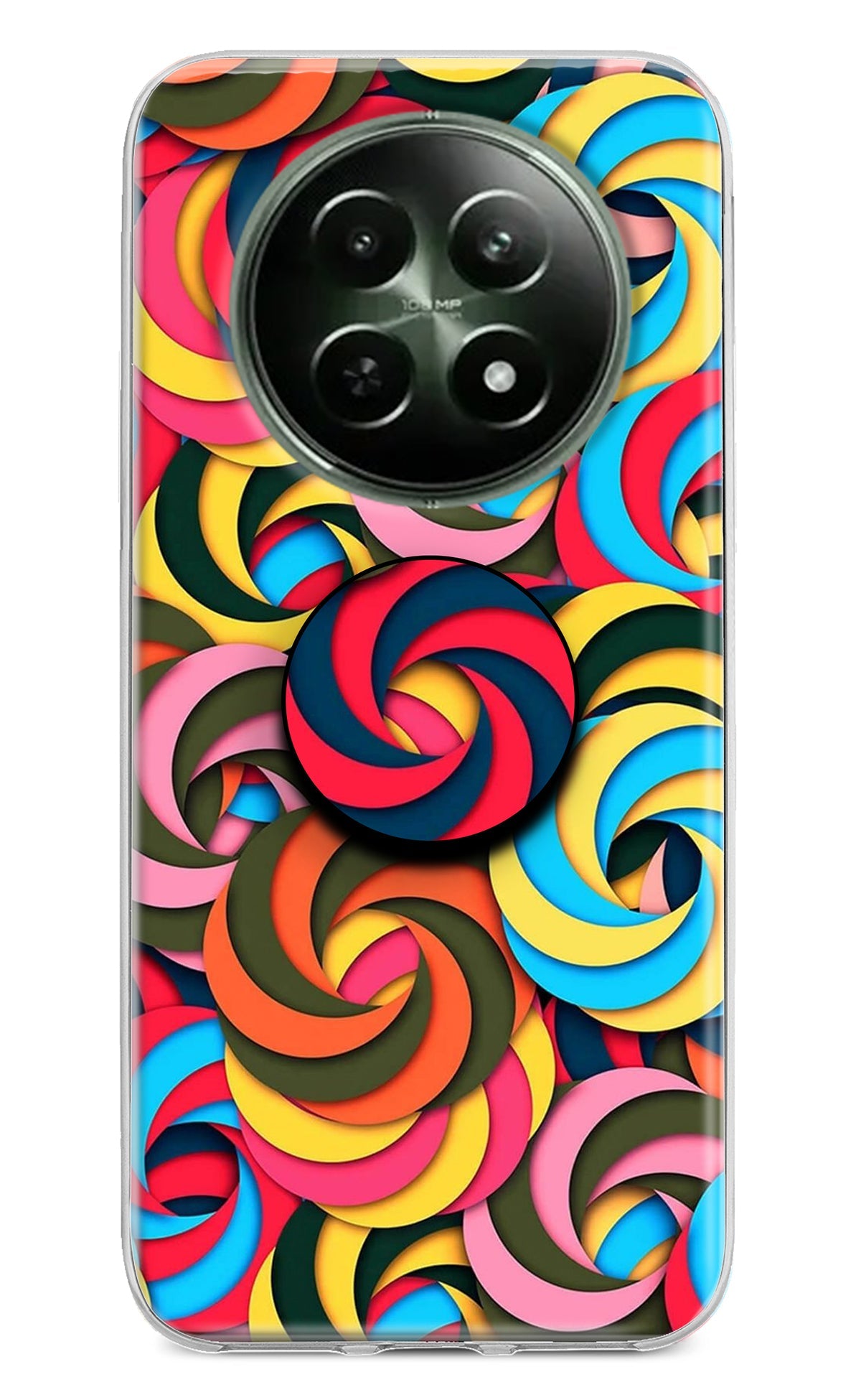 Spiral Pattern Realme 12 5G Pop Case