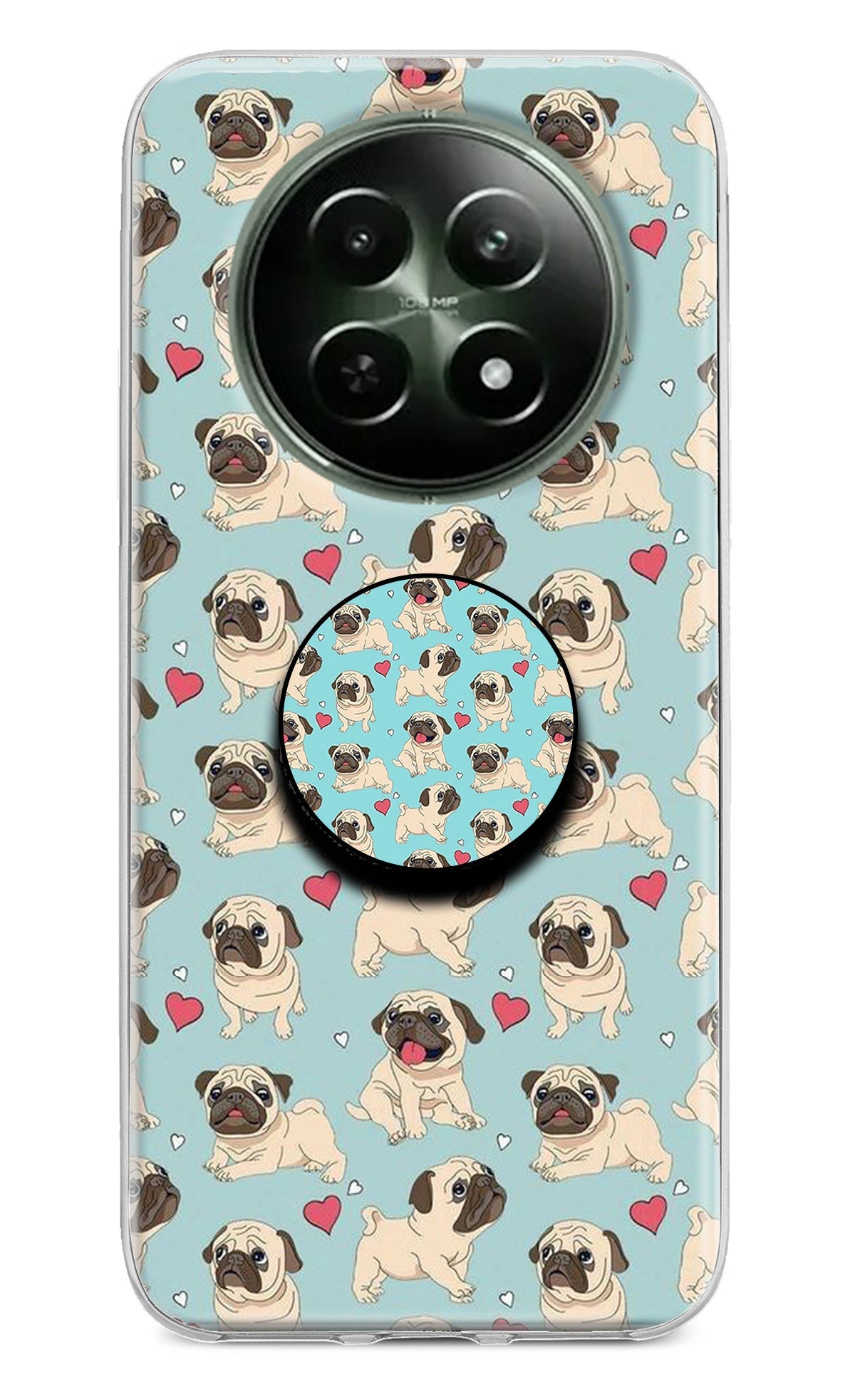 Pug Dog Realme 12 5G Pop Case