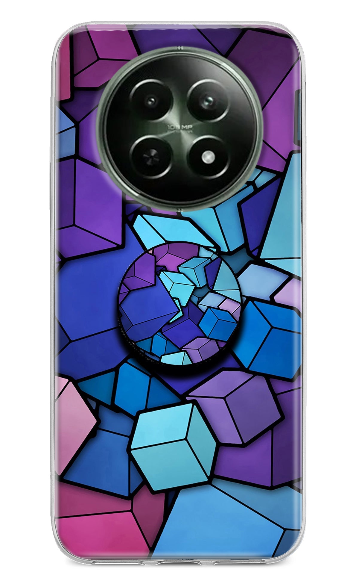 Cubic Abstract Realme 12 5G Pop Case