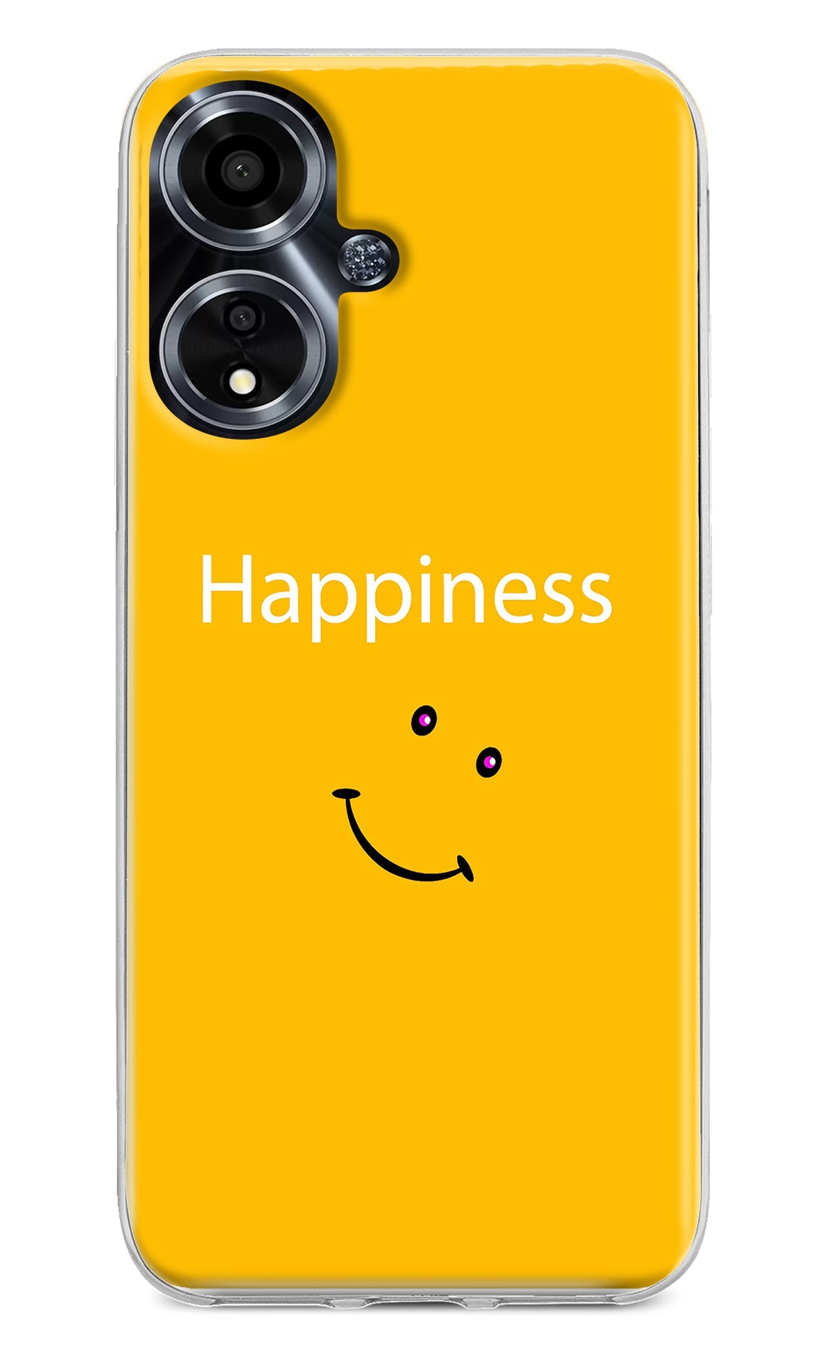 Happiness With Smiley Oppo A59 5G Back Cover