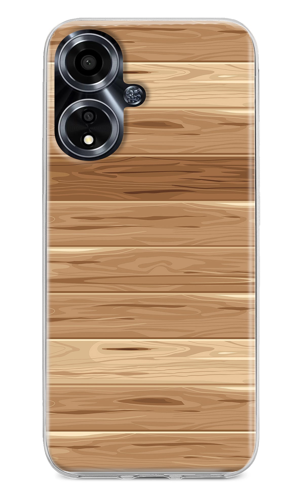 Wooden Vector Oppo A59 5G Back Cover