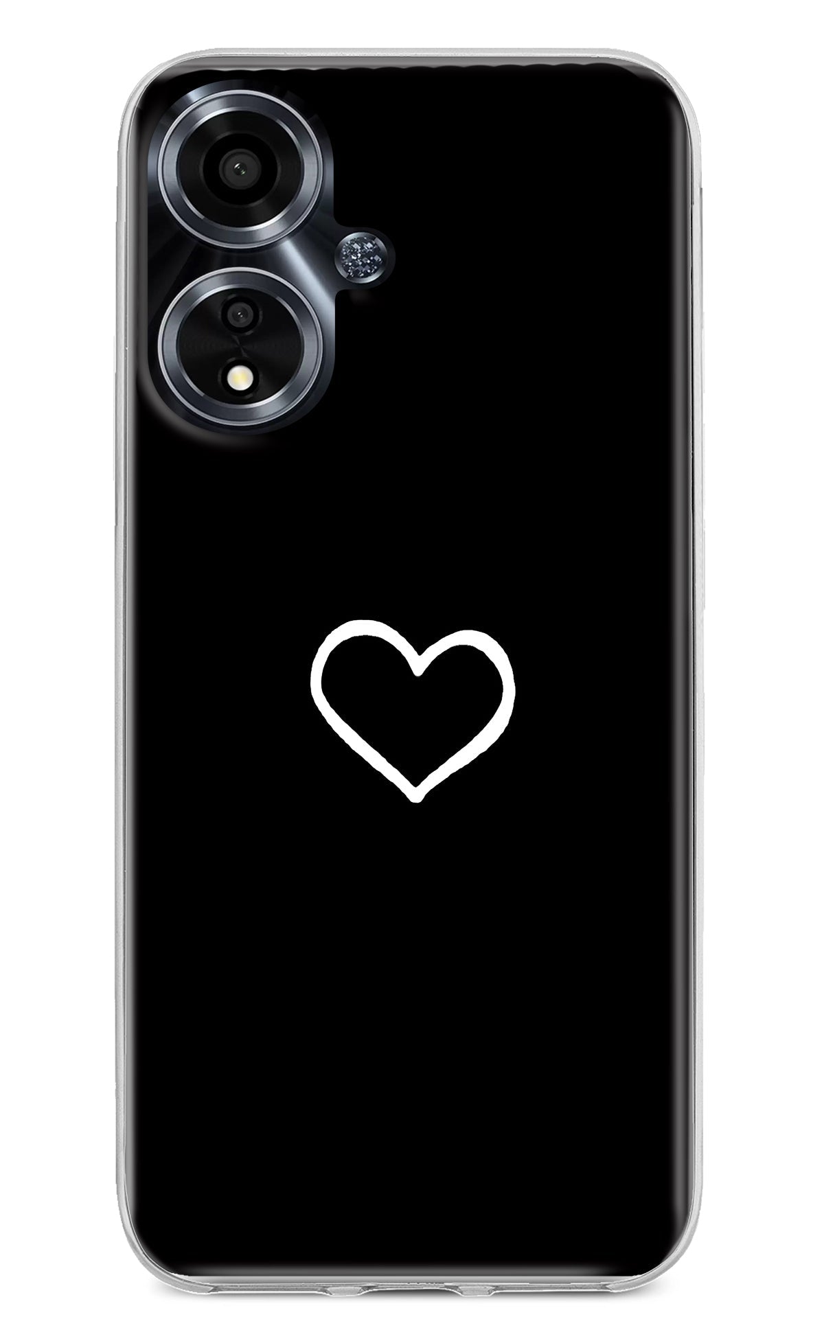 Heart Oppo A59 5G Back Cover